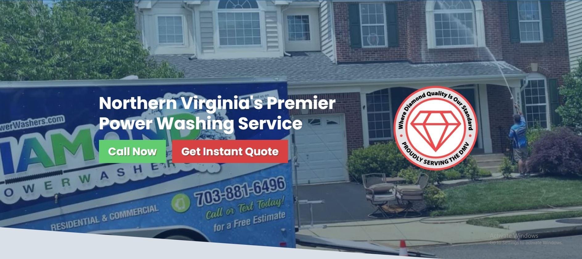 Diamond Power Washers Manassas Virginia Veteran Owned Business